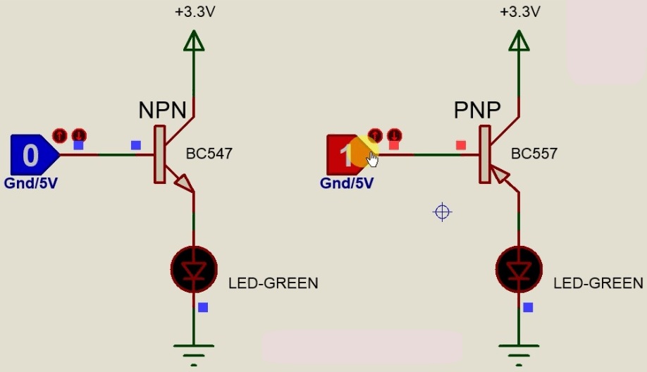 Symbol of BJT Transistors