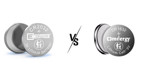 Comparative Insights on CR1632 and CR2032 Batteries