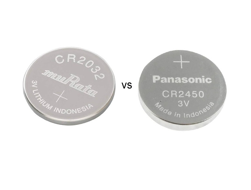 CR2450 vs CR2032 Comparison: All You Need to Know
